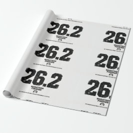 Maratonfullföljare 26,2 Miles Löpningspresent Presentpapper