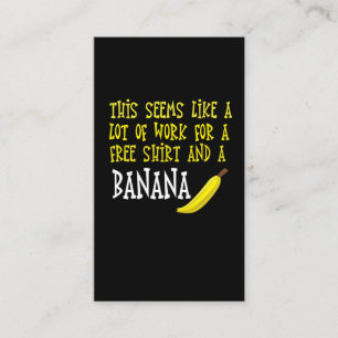 Maratongåvaspringer segrar bananmeme visitkort