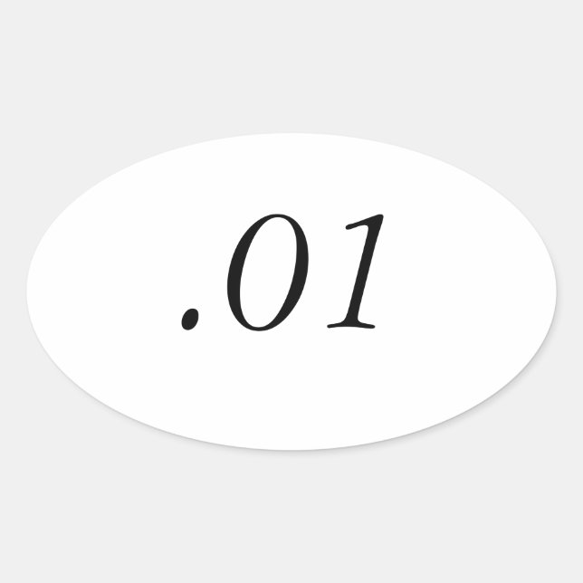 Maratonklistermärken Ovalt Klistermärke (Framsida)