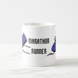 Maratonlöpare - Blå löparskor Kaffemugg