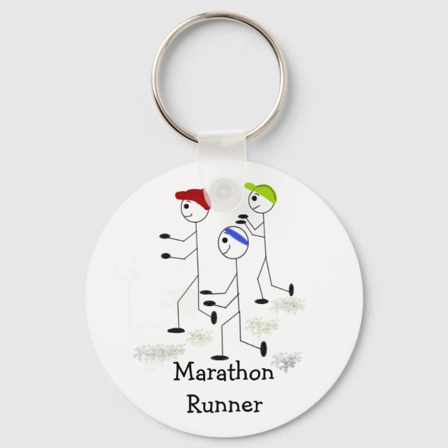 Maratonlöpare Nyckelring (Framsida)