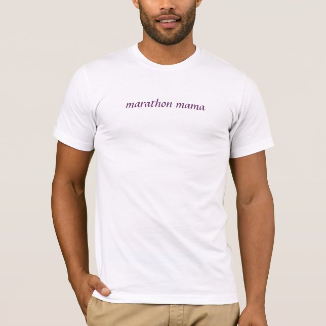 maratonmammor tee shirt (Framsida)