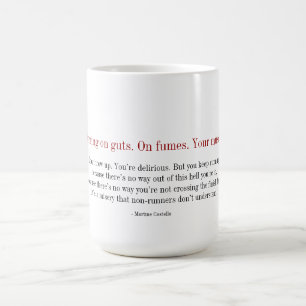Maratonmugg - du är rinnande på innanmäte. På Kaffemugg