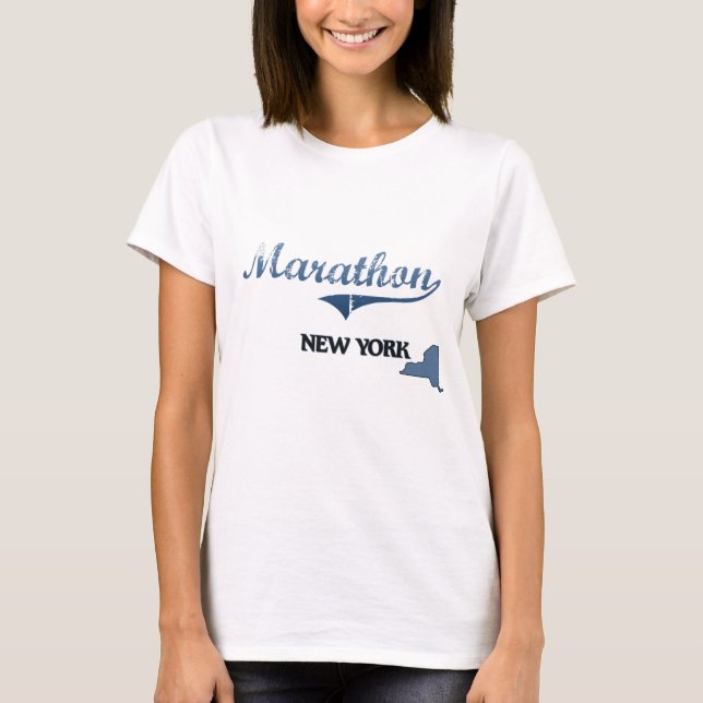 MaratonNew York City klassiker Tee (Framsida)