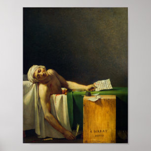 Marats död av Jacques-Louis David Poster