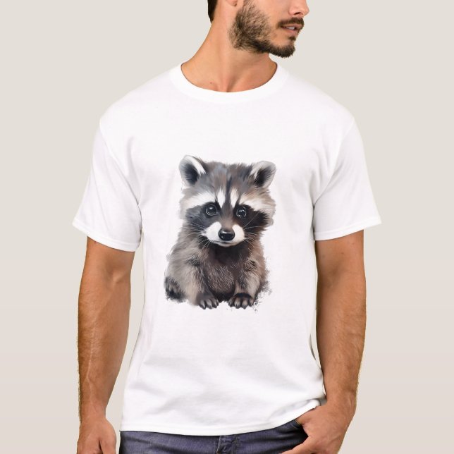 Marauder Raccoon T Shirt (Framsida)