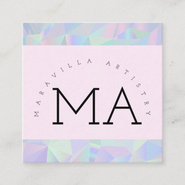 Maravilla Artistry Fyrkantigt Visitkort (Framsida)