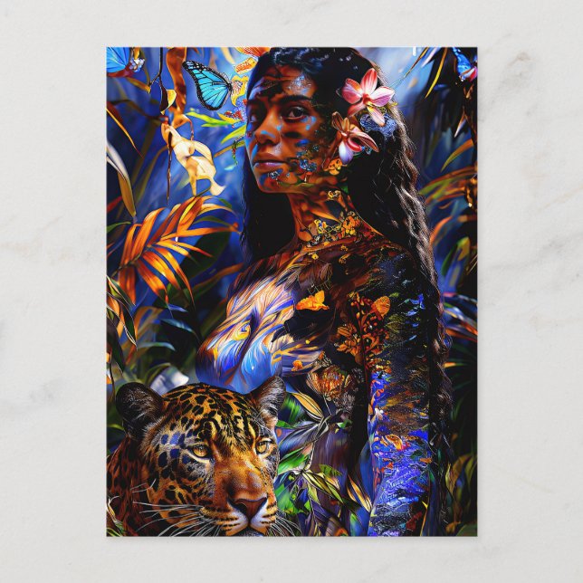 "Marayuna" - Forest Palette - Women in Amazonia Vykort (Framsida)