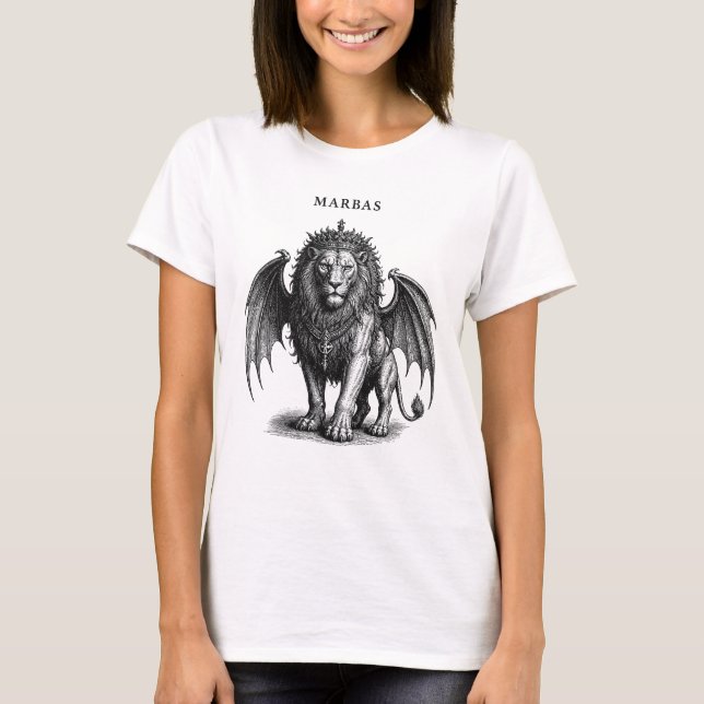 Marbas den Infernaliske Konungamakaren T Shirt (Framsida)