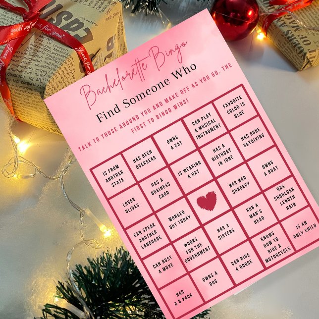 Marbel Guld Glitter Bachelorette Bingo Party Game Inbjudningar (Skapare uppladdad)