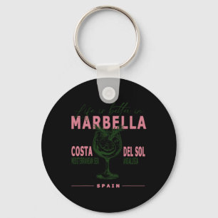 Marbella Livet är bättre i Costa Del Sol Andalusie Nyckelring