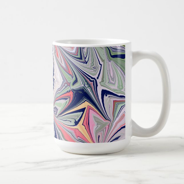 Marble Abstract Design Kaffemugg (Höger)