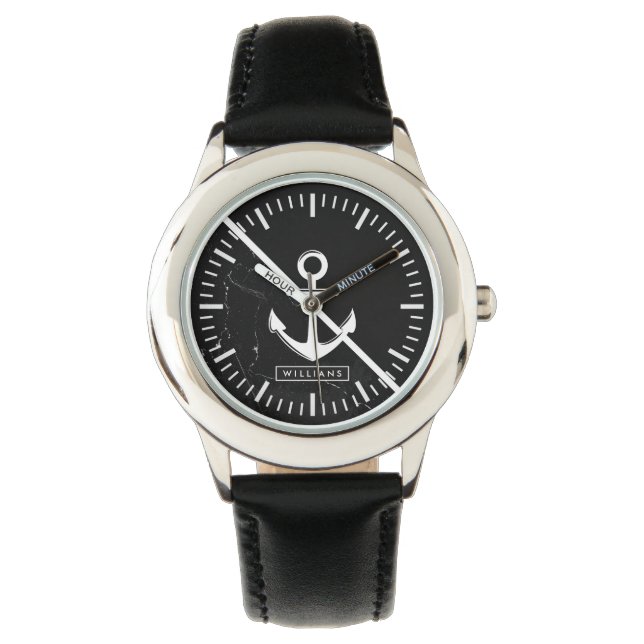 Marble & Anchor Armbandsur (Framsida)