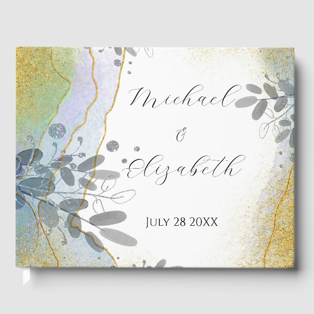 Marble and Foliage Gästböcker (Framsida)