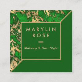 MARBLE ANPASSADE FYRKANTIGT VISITKORT