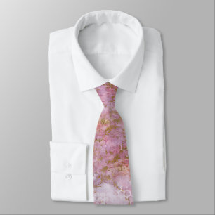 MARBLE ART DECO PATTERNED ROSA LILAC TIE SLIPS
