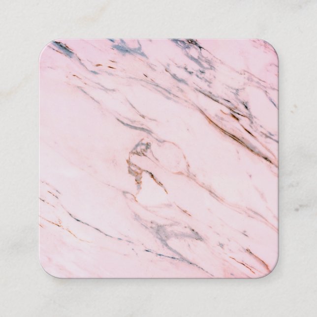 Marble Background Rosa Sangria Fyrkantigt Visitkort (Framsida)