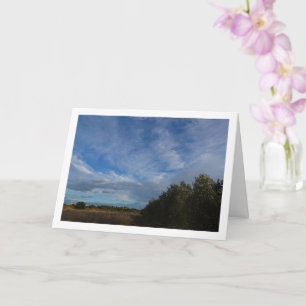 Marble Blå himmel och Clouds, Skyscape Kort
