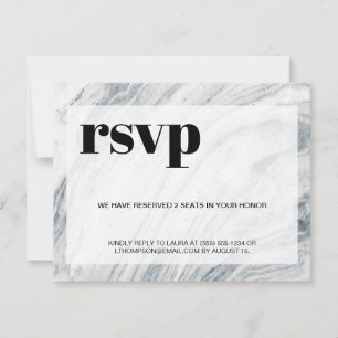 Marble Black white Digital Message OSA Meddelande