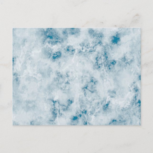 Marble Blue Struktur - bakgrund Vykort (Framsida)
