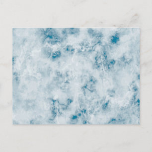 Marble Blue Struktur - bakgrund Vykort