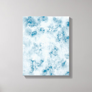 Marble Blue Struktur Canvastryck