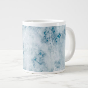 Marble Blue Textur Bakgrund Jumbo Mugg