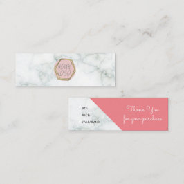 Marble Boutique Kläder Varumärke Storlek Hängande  Mini Visitkort