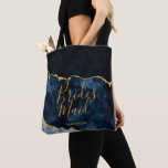 Marble Bridesmaid Tygkasse<br><div class="desc">Marble Agate Gilded Geode Design,  med Modern och typsnitt. Trendig och Chic Bröllop Bridesmaid Tote Bag! ~ Kolla min butik för att se hela bröllop-svit för den här designen!</div>