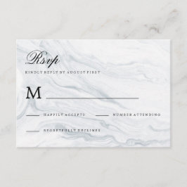 Marble Bröllop OSA Response Kort