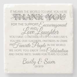 Marble Bröllop Underläggs Stenunderlägg