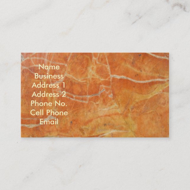 Marble Business/Profile Card Visitkort (Framsida)