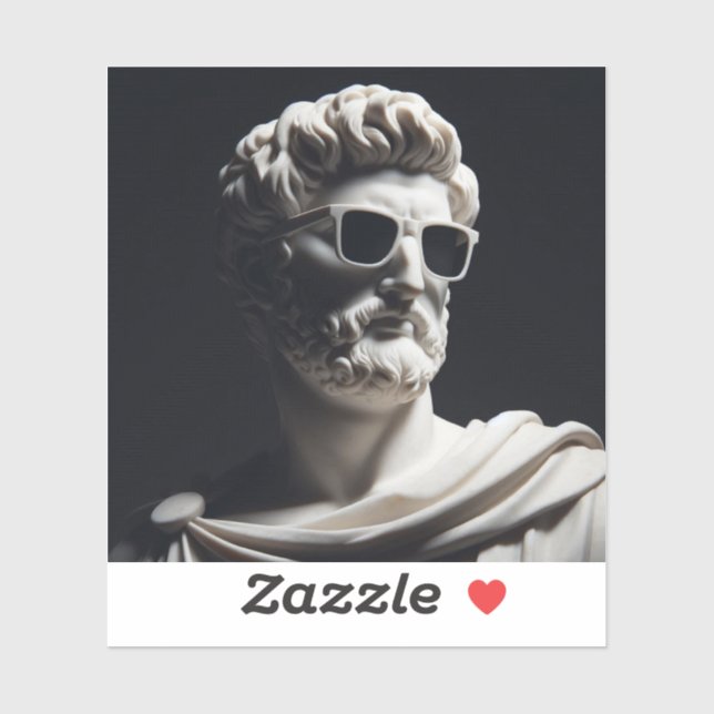 Marble bust klistermärken (Ark)