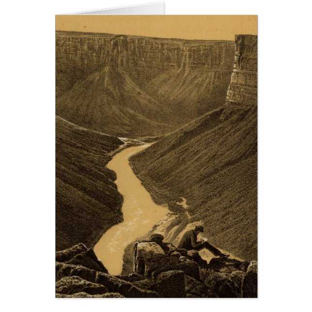 Marble Canon, Colorado River Hälsningskort (Framsidan)