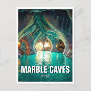 Marble Caves Chile Vykort