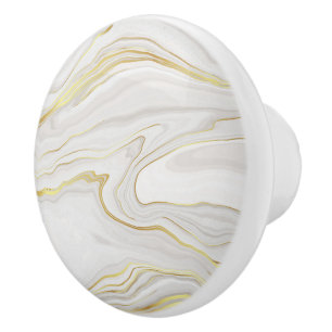 Marble Ceramic Knob Knopp