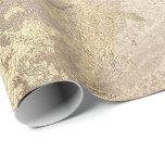 Marble Champaigne Guld Grått Ro Metall Strokes Presentpapper<br><div class="desc">Minimalism och elegans i enlighet med de verkliga trenderna för insida-decor. För många lyxglas Tillfälle</div>