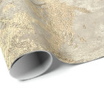Marble Champaigne Guld Ivory Cream Metall Strokes Presentpapper<br><div class="desc">Minimalism och elegans i enlighet med de verkliga trenderna för insida-decor. För många lyxglas Tillfälle</div>