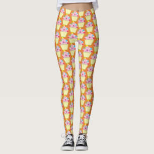 Marble Chocolates CUPCAKE Leggings
