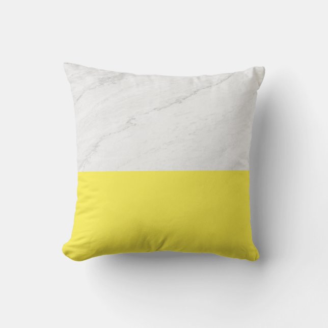 Marble Citon gult Kudde (Framsida)