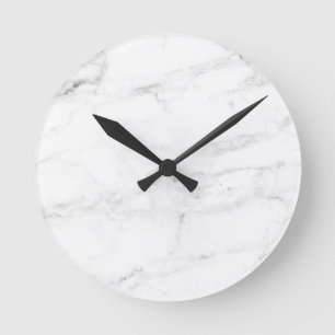 Marble Clock Rund Klocka