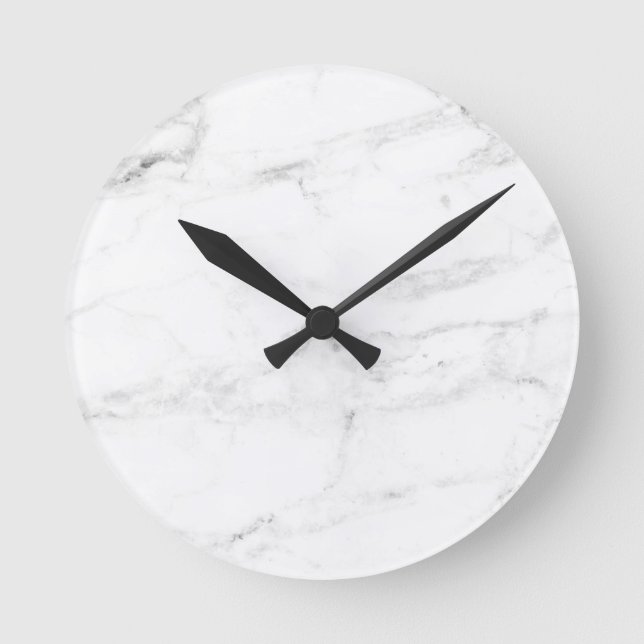 Marble Clock Rund Klocka (Framsida)