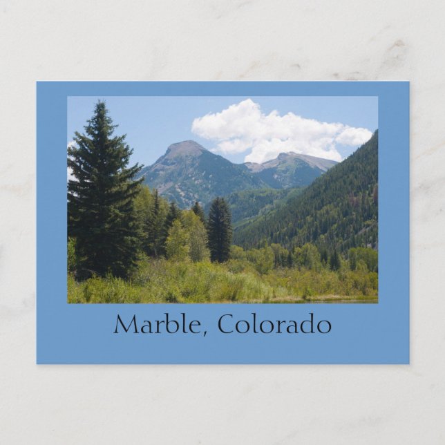 Marble, Colorado Vykort (Framsida)