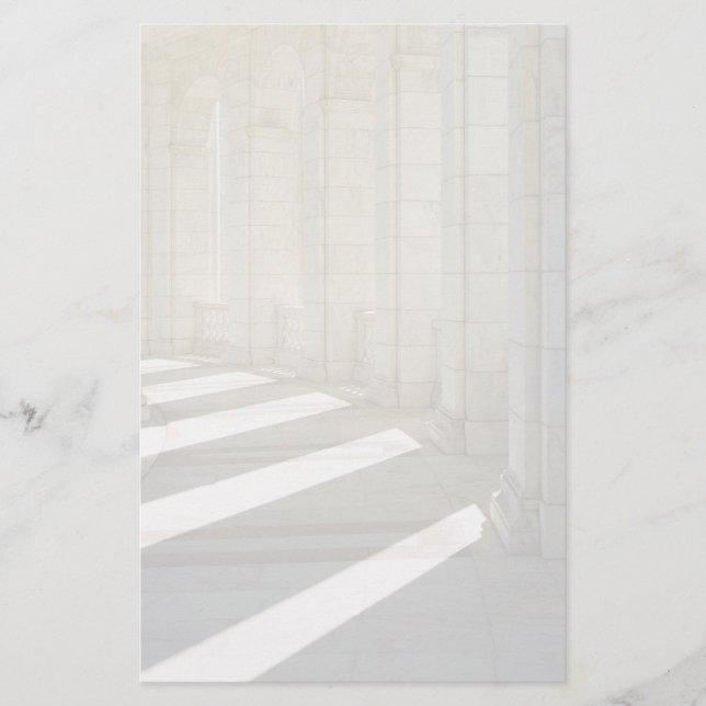 Marble Columns Brevpapper (Framsida)