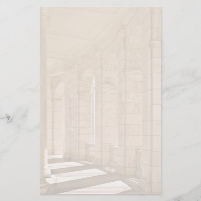 Marble Columns Brevpapper (Framsida)