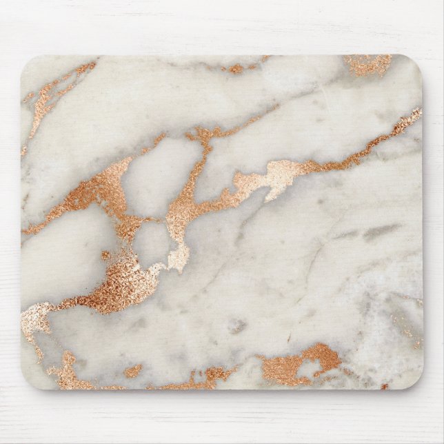 Marble Copper-koppar av typen Ro Guld Musmatta (Framsidan)