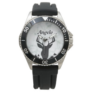Marble Deer Mäns Jakt Armbandsur