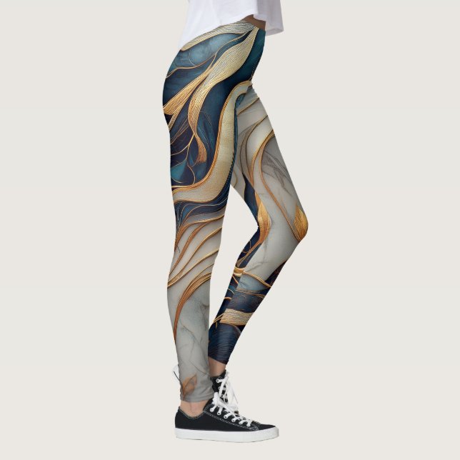 Marble Design Leggings (Höger)