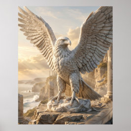 Marble Eagle Cliff Soluppgång Poster
