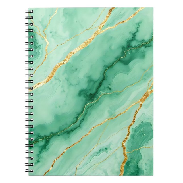 marble effect notebook anteckningsbok (Framsidan)